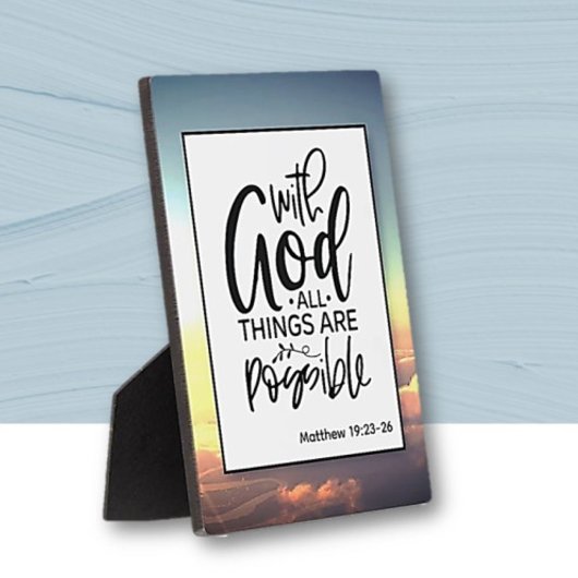 Faith Based Bible Verse tafelblad Fotoplaat