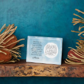 Faith Based Children's (Boy) gebed Plaquette Fotoplaat (Zijkant)