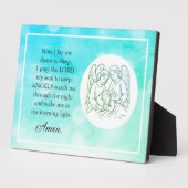Faith Based Children's (Boy) gebed Plaquette Fotoplaat (Zijkant)