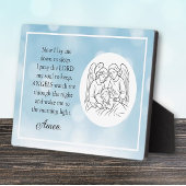 Faith Based Children's (Boy) gebed Plaquette Fotoplaat