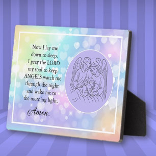 Faith Based Children's gebed naast het bed Plaque Fotoplaat