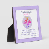 Faith Based Child's Room Tafelblad Plaque Fotoplaat (Voorkant)