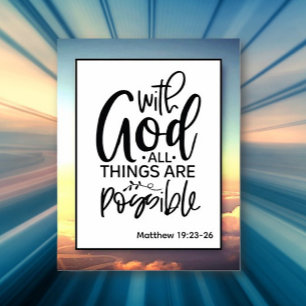 Faith based Christelijk Wall art Poster