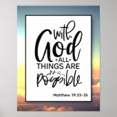 Faith based Christelijk Wall art Poster (Voorkant)