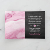 Faith Bday, Strength & Dignity is haar kledingstuk Kaart (Binnen)