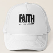 Faith Bible Verse Christelijk Trucker Pet (Voorkant)