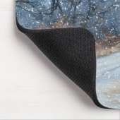 Faith Bible Verse Snow Mouse Pad Muismat (Hoek)