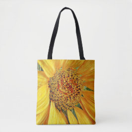 Faith Bible Verse Zonnebloem Canvas tas
