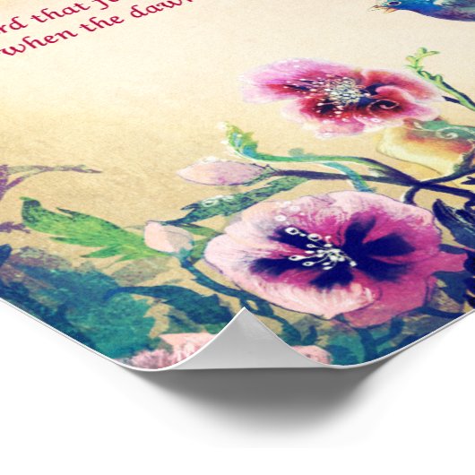 Faith Bird Poster (Hoek)