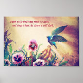 Faith Bird Poster (Voorkant)
