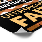 Faith Black Geschiedenis Maand Blm Melanine Christ Poster (Hoek)