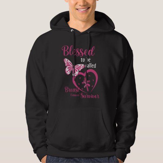Faith Blessed noemde borstkanker overlevende Hoodie (Voorkant)