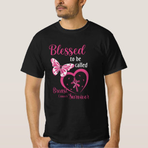 Faith Blessed noemde borstkanker overlevende T-shirt