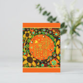 Faith  Bloemen Bumblebee Irelyn Briefkaart (Staand voorkant)