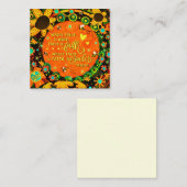 Faith Bloemen Bumblebee Irelyn Mini Notitiekaartje (Voorkant / Achterkant)