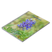 Faith Bluebonnet Flower Art Prayer Journal Notitieboek (Linkerzijde)