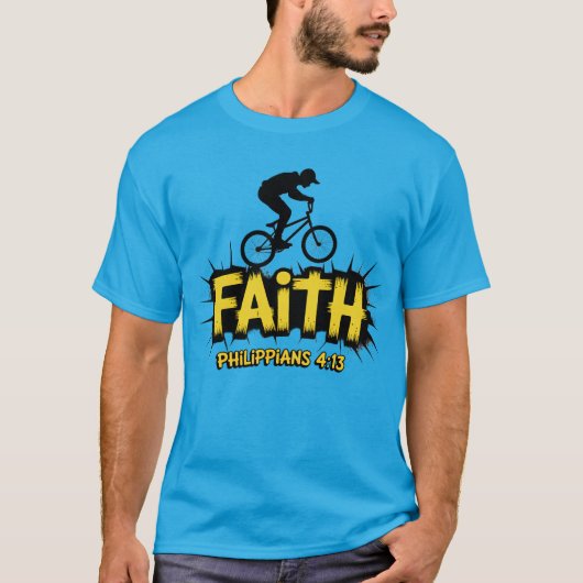 Faith BMX Christelijk T-shirt (Voorkant)