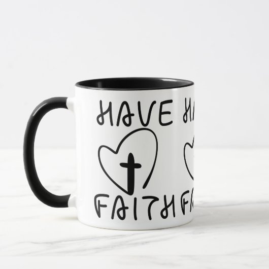 Faith Bold Two-Tone Mok (Links)