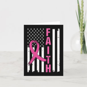 Faith Breast Cancer Awareness Pink Ribbons America Kaart