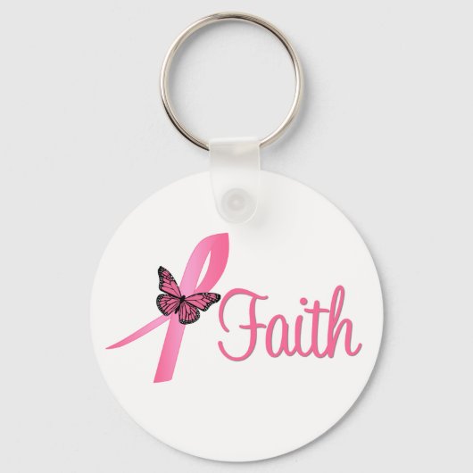 Faith Breast Cancer Awareness Sleutelhanger (Voorkant)