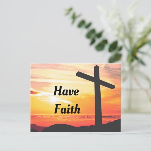 Faith briefkaart (Staand voorkant)