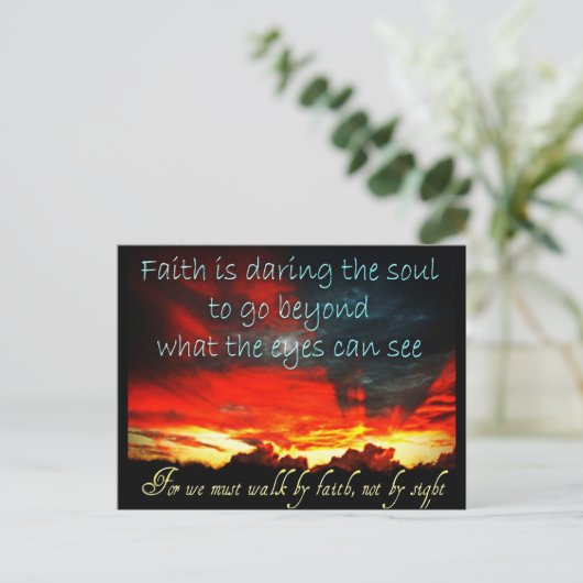 Faith Briefkaart (Staand voorkant)