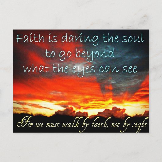 Faith Briefkaart (Voorkant)