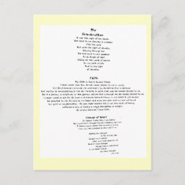 Faith Briefkaart