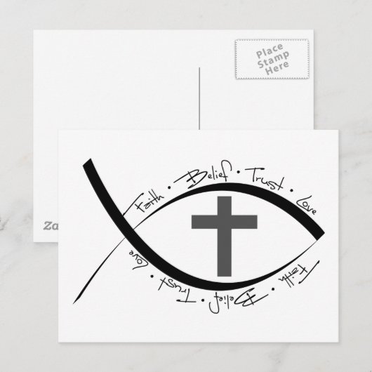 Faith Briefkaart (Voorkant / Achterkant)