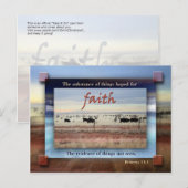 Faith Briefkaart (Voorkant / Achterkant)