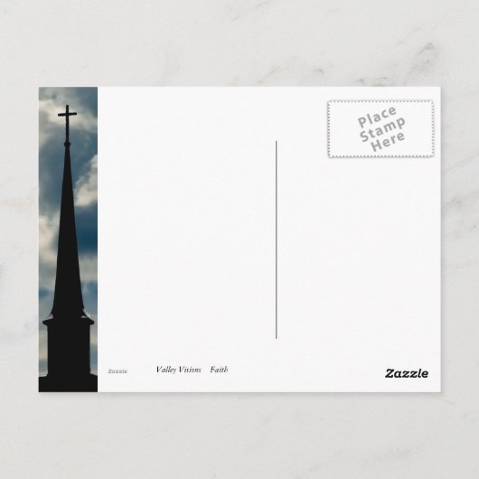 Faith Briefkaart (Achterkant)