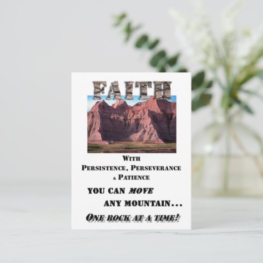 Faith Briefkaart (Staand voorkant)