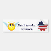 Faith _Bumpersticker hebben Bumpersticker (Voorkant)