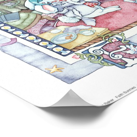 Faith Bunnies Poster (Hoek)