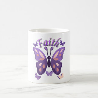 Faith Butterfly Coffee Mug Koffiemok