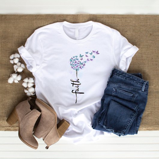 Faith Butterfly T-shirt | Christelijk T-shirt