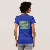 Faith Butterfly Word Motivatie aangepaste T-shirts (Achterkant volledig)