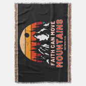 Faith Can Move Mountains Bijbel Deken (Voorkant Verticaal)