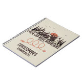 Faith Can Move Mountains Bijbelversie voor hem Notitieboek (Linkerzijde)