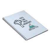 Faith Can Move Mountains Christelijk Bijbelcitaat Notitieboek (Rechterzijde)