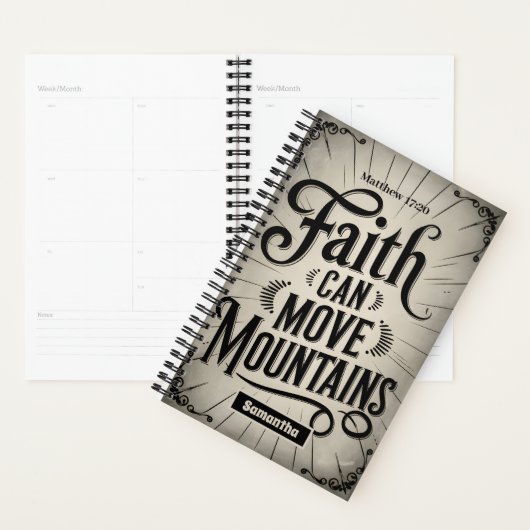 Faith Can Move Mountains  Christelijk Planner (Display)