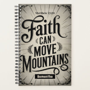 Faith Can Move Mountains  Christelijk Planner
