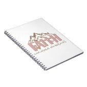 Faith Can Move Mountains Christelijk Spiral Notiti Notitieboek (Rechterzijde)