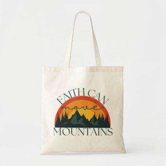 Faith Can Move Mountains Christelijk Tote Bag
