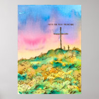 Faith Can Move Mountains Cross Inspirerend