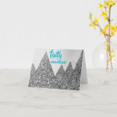 "Faith Can Move Mountains"-kaart Kaart (Gele Bloem)