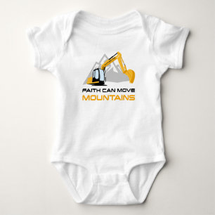 Faith Can Move Mountains - Kinder en volwassen Chr Romper