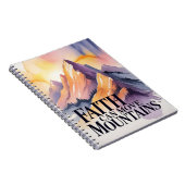 Faith can move mountains notebook  notitieboek (Rechterzijde)