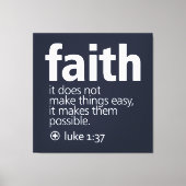 Faith Canvas Afdruk (Voorkant)