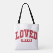 Faith Canvas tas (Achterkant)